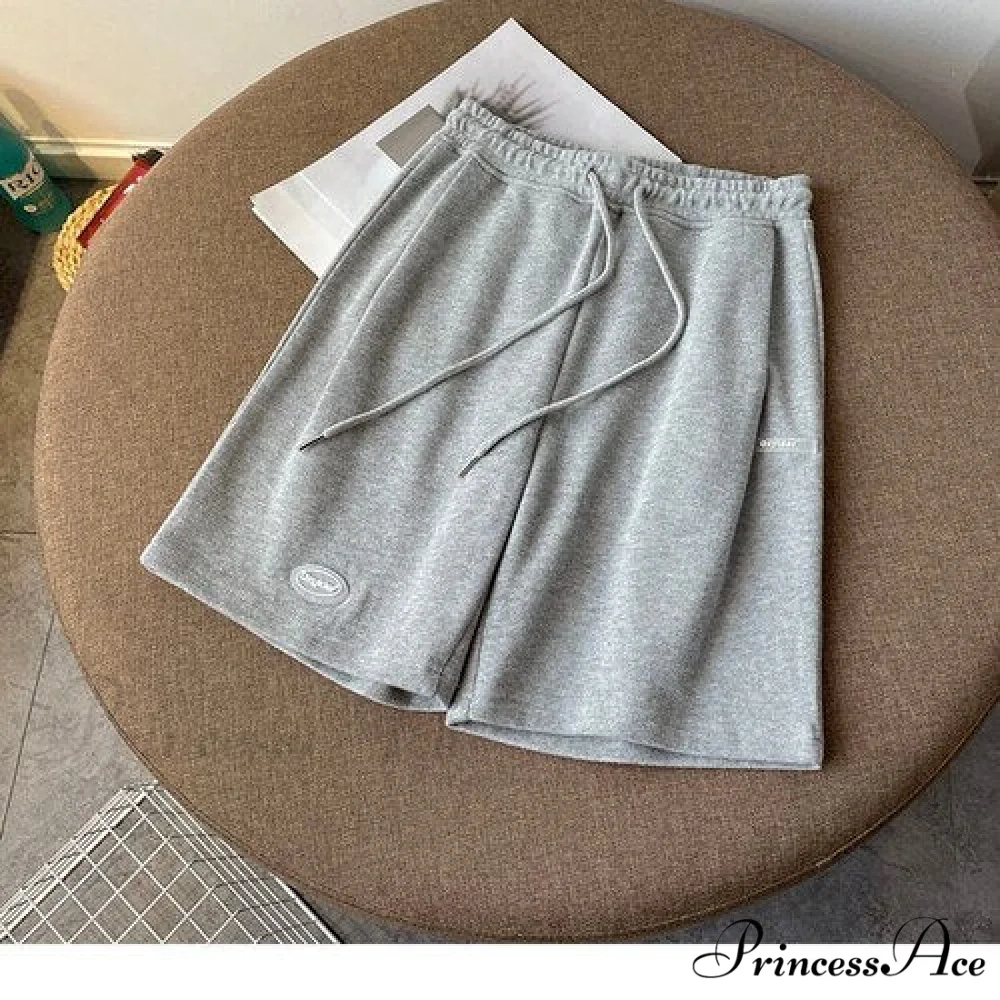 Elastic Waist Cotton Casual Biker Shorts - Image 4