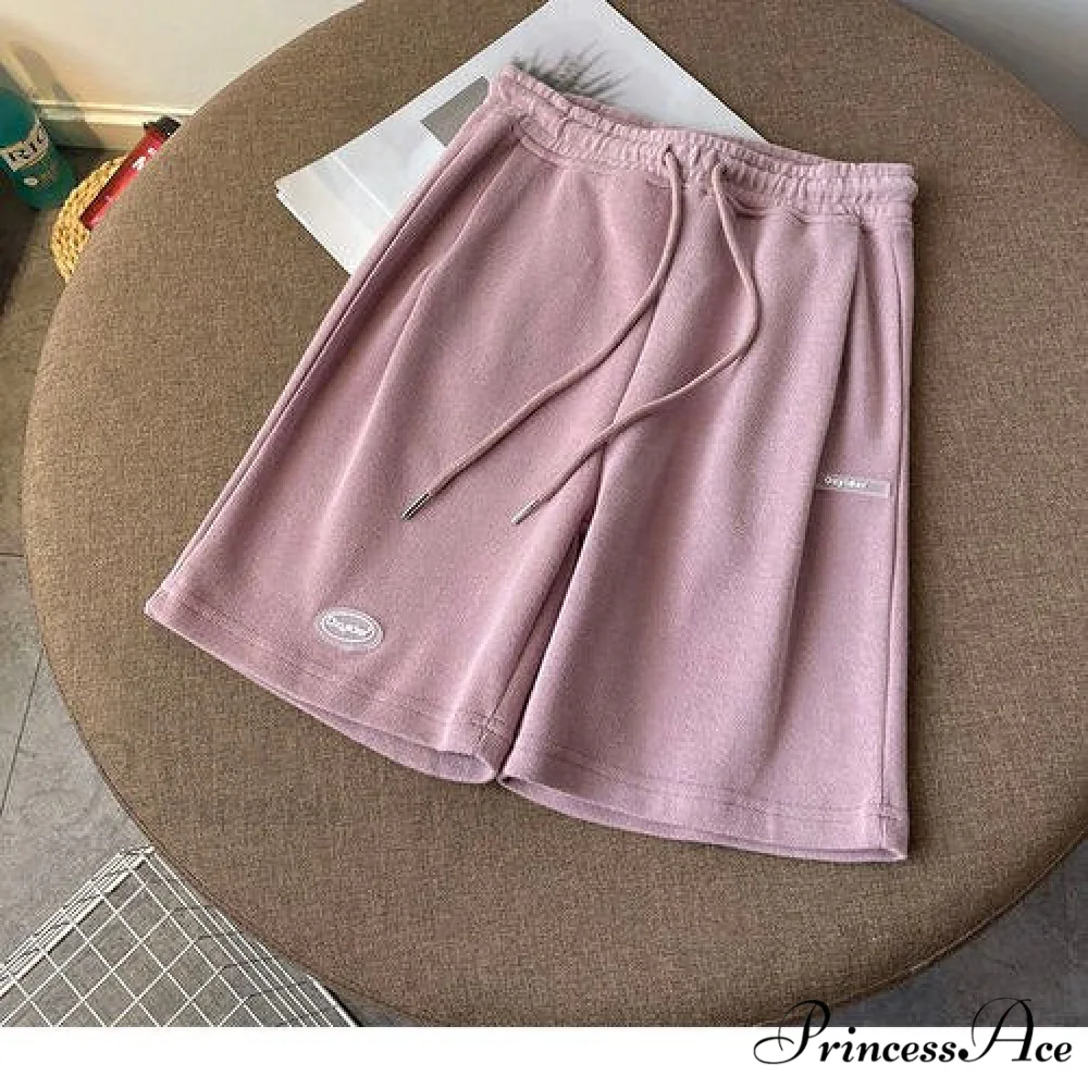 Elastic Waist Cotton Casual Biker Shorts - Image 5