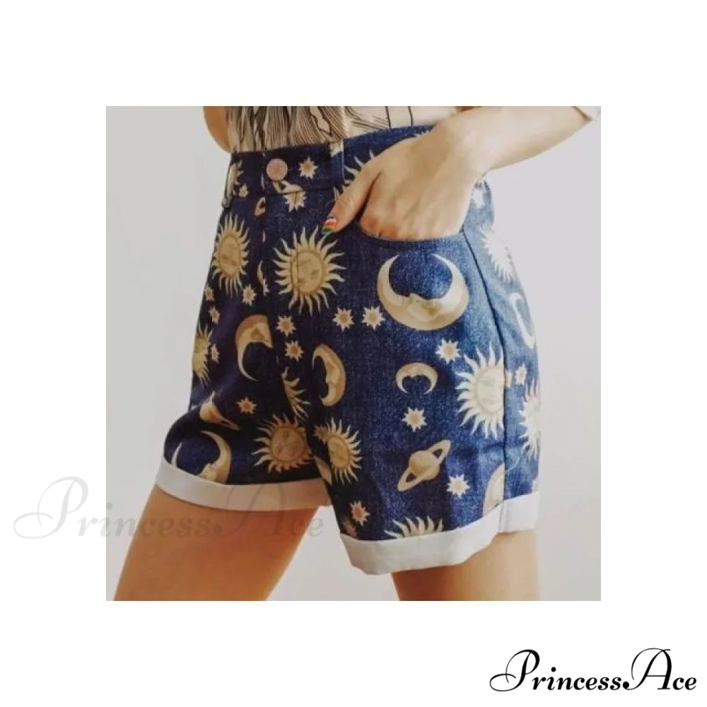 Fit Planet Printed Pattern Shorts - Image 2