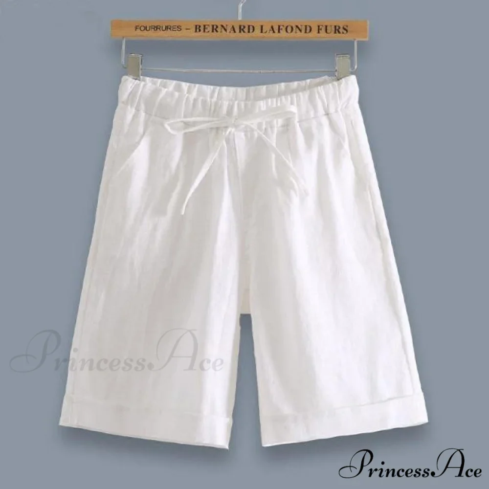 Fashion Elastic Waist Loose Shorts - Image 4