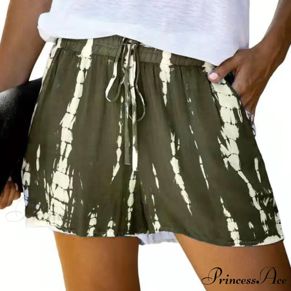 New Tie Dye Print Shorts - Image 3