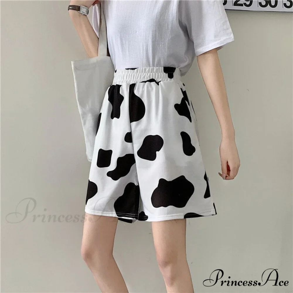 Fashion Ladies Elastic Waists Shorts - Image 3