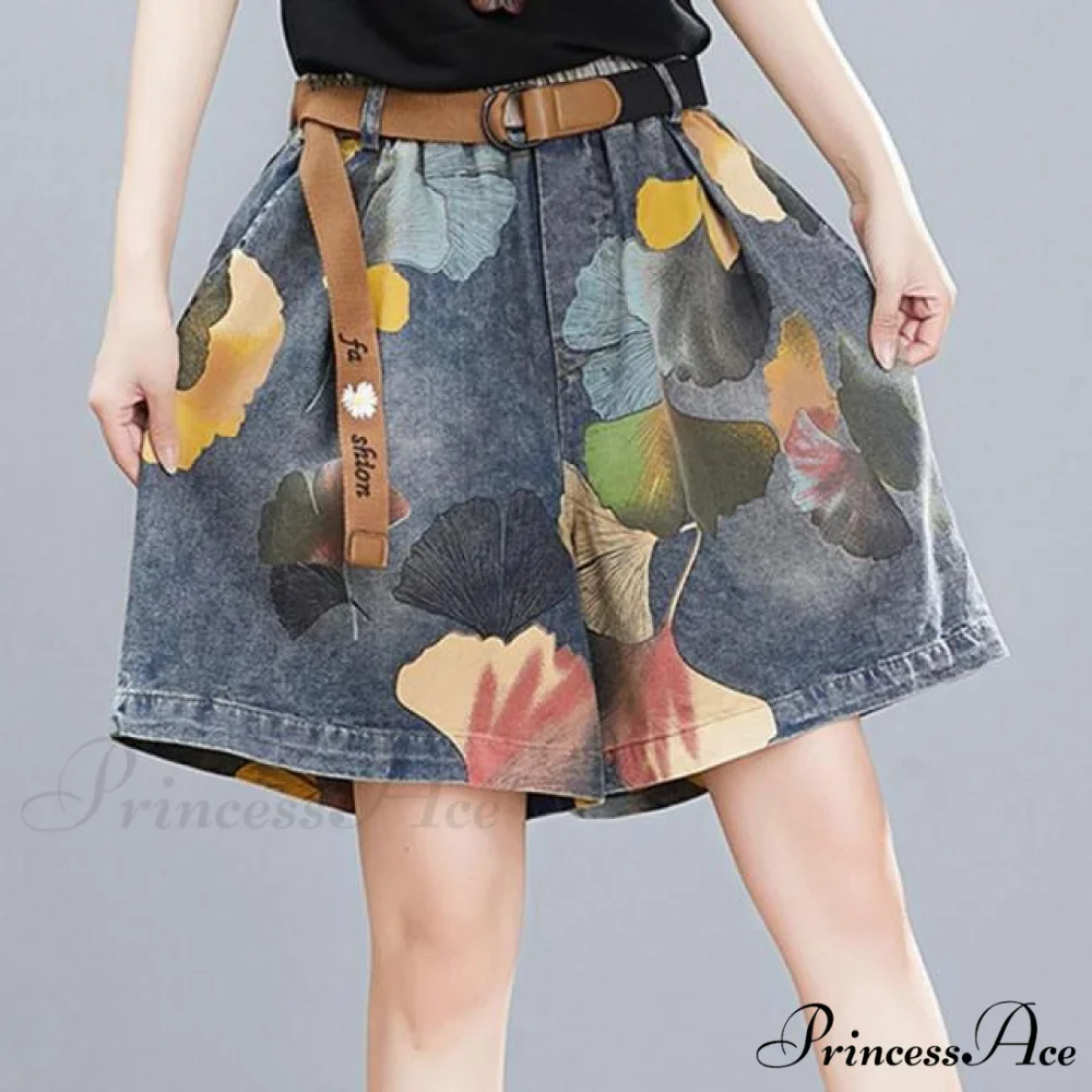 Knee Length Denim Shorts - Image 3
