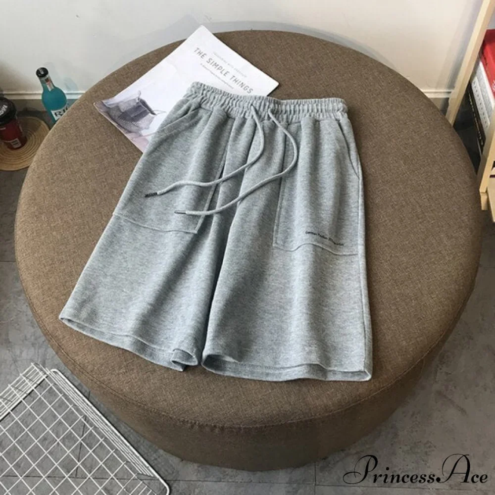 Fashion Loose Straight Knee Length Pants - Image 2