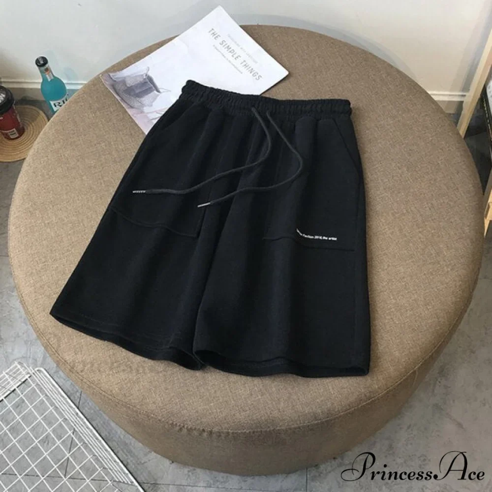 Fashion Loose Straight Knee Length Pants - Image 5