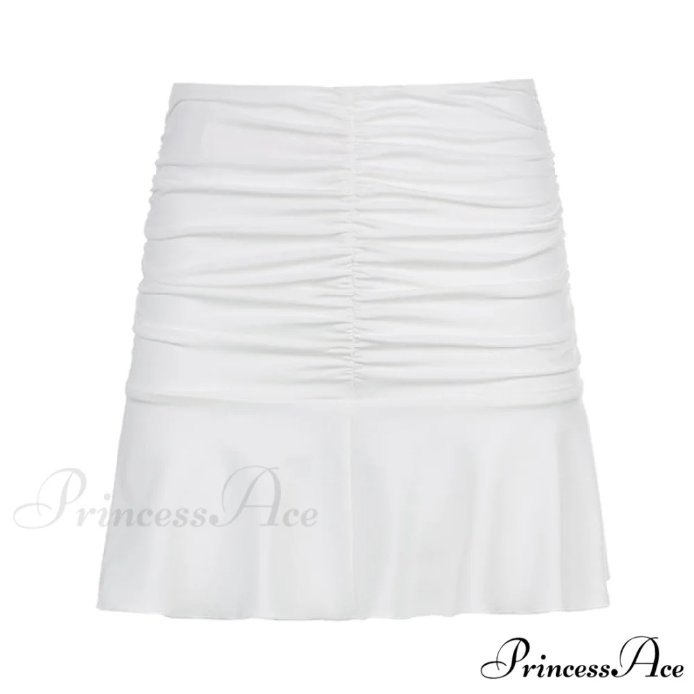 Beachwear White Accessory Harajuku Skirts - Image 4