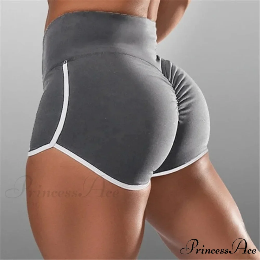 High Waist Elasticated Seamless Sport Shorts - Image 7