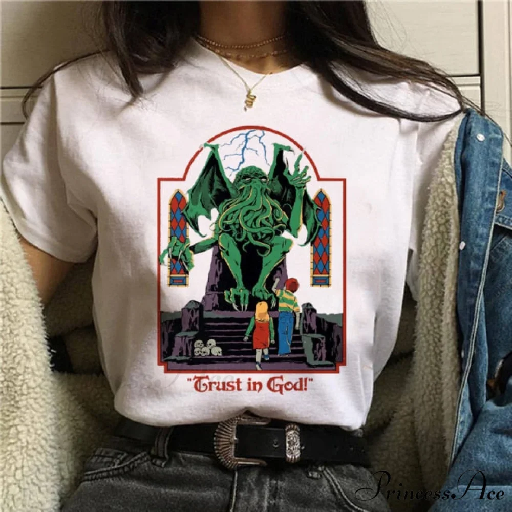 Satan Horror Demon Death Scary Devil Funny T-shirt - Image 18