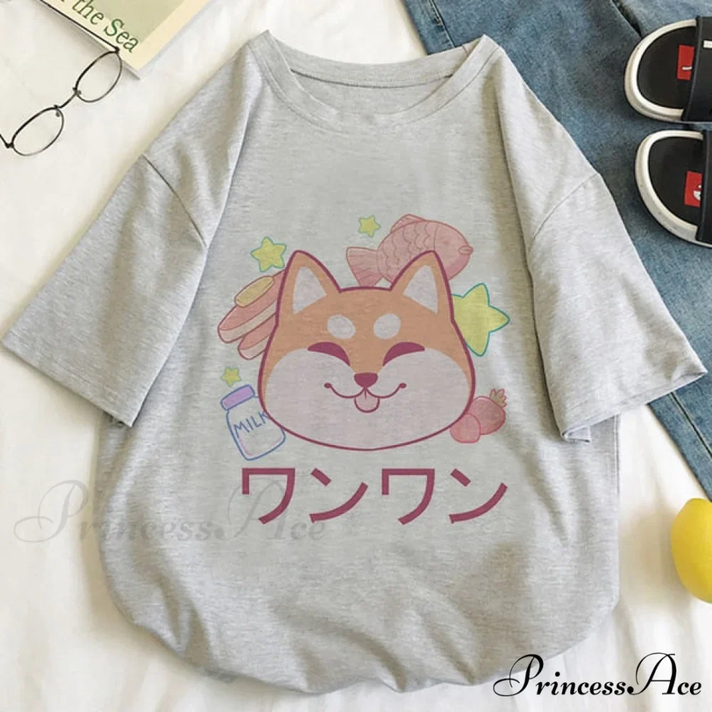 Fashion Korean Aesthetic White T Shirt - Image 15