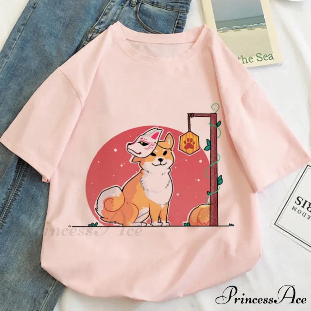 Fashion Korean Aesthetic White T Shirt - Image 17