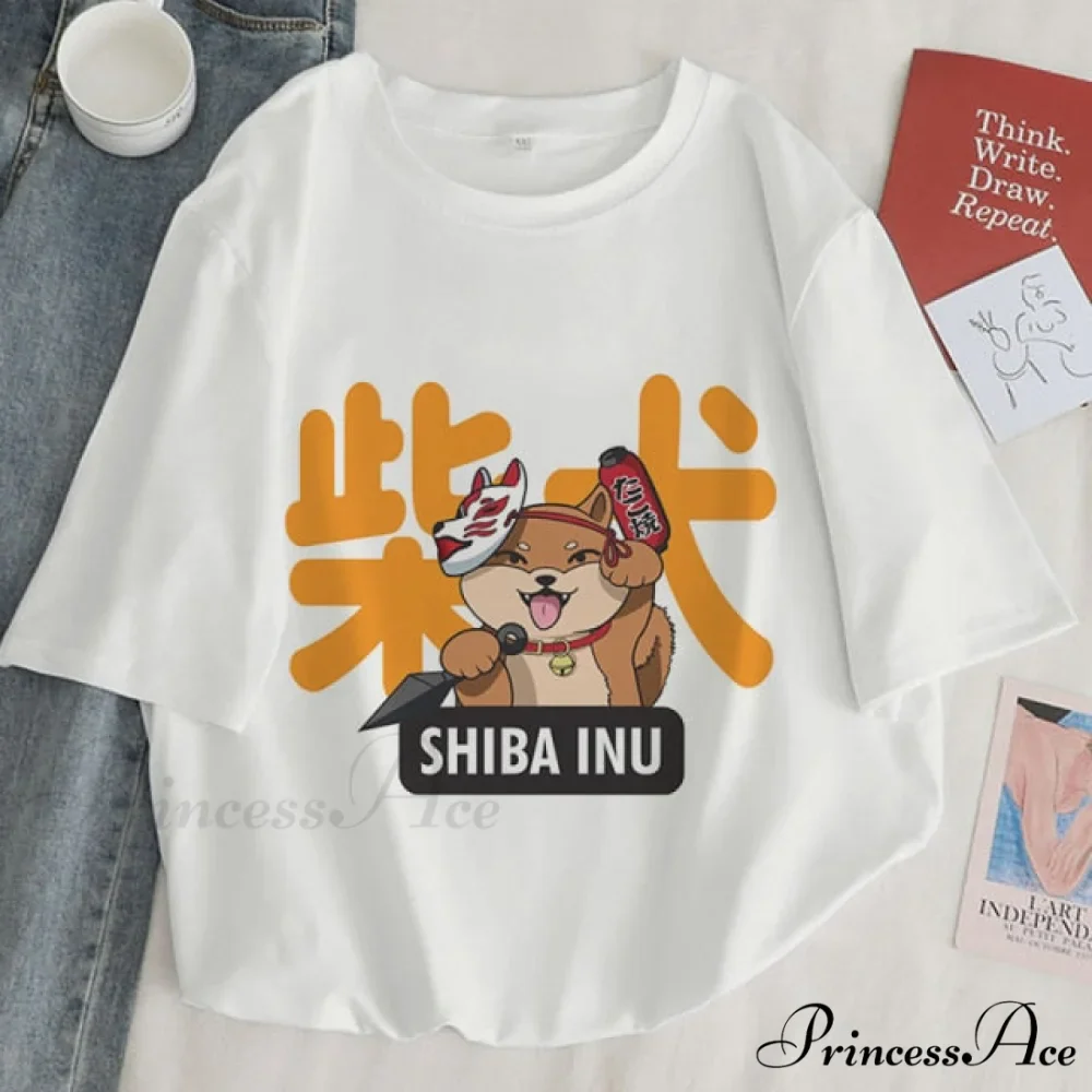 Fashion Korean Aesthetic White T Shirt - Image 19
