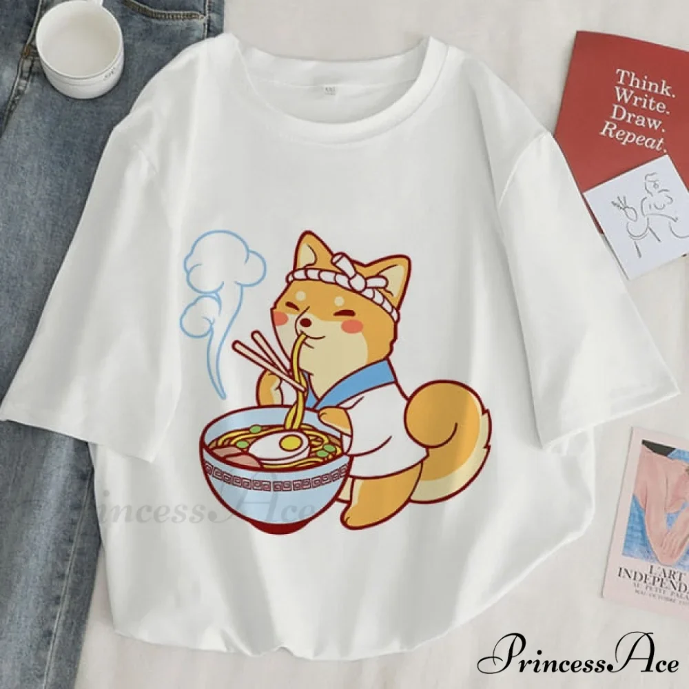 Fashion Korean Aesthetic White T Shirt - Image 20