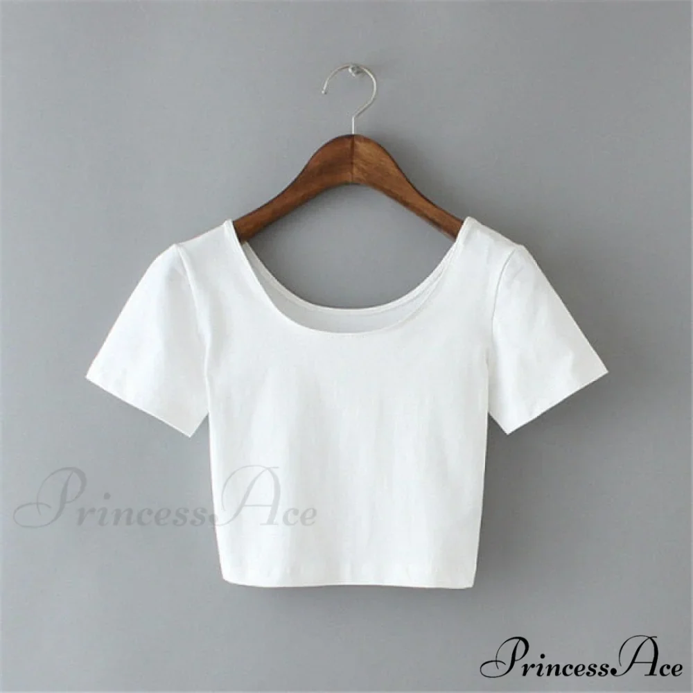 Fashion Korean Aesthetic White T Shirt - Image 27