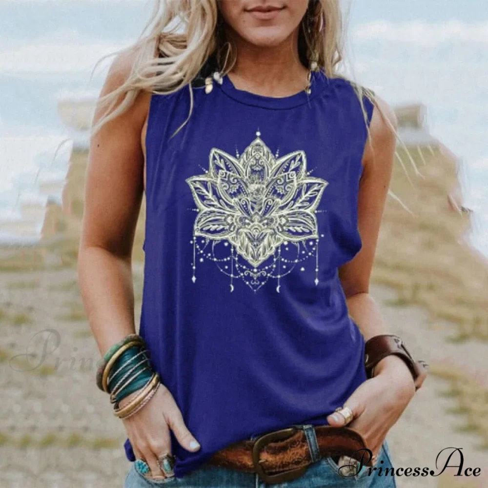 Casual Loose Round Neck Graphic Printing Tee - Image 3