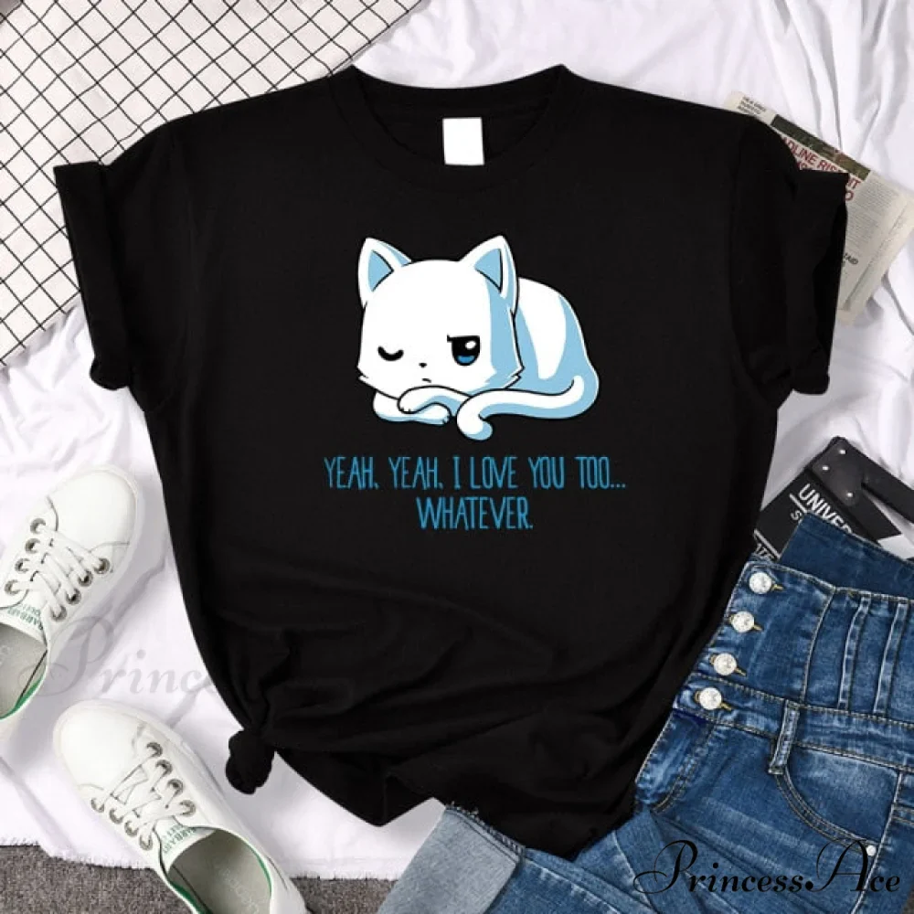 Oversize Fashion Clothing Funny Korean Style T-Shirts - Image 27