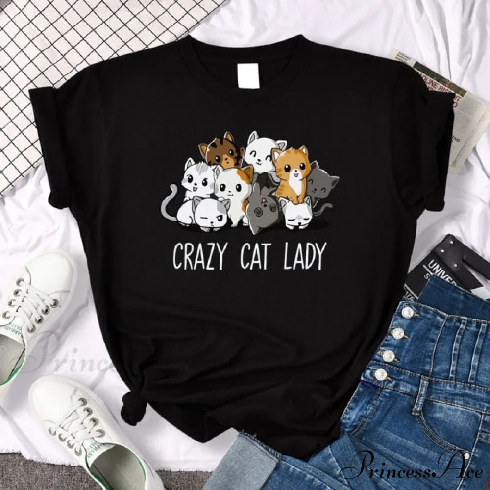 Oversize Fashion Clothing Funny Korean Style T-Shirts - Image 34
