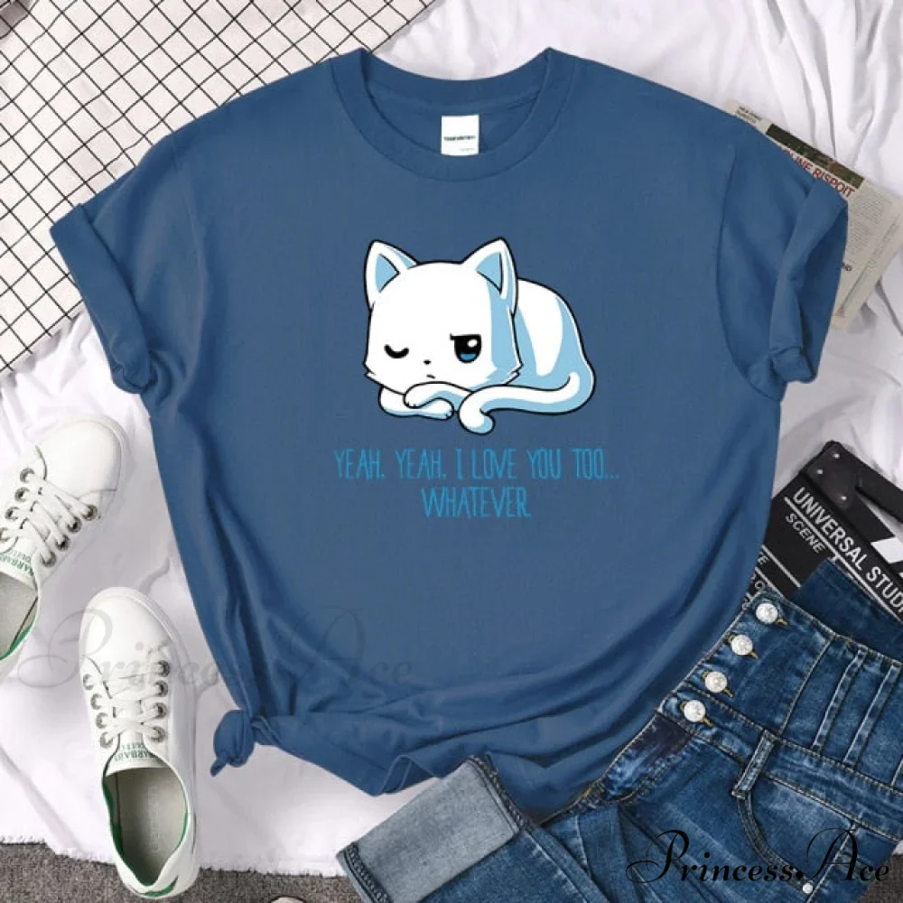 Oversize Fashion Clothing Funny Korean Style T-Shirts - Image 41