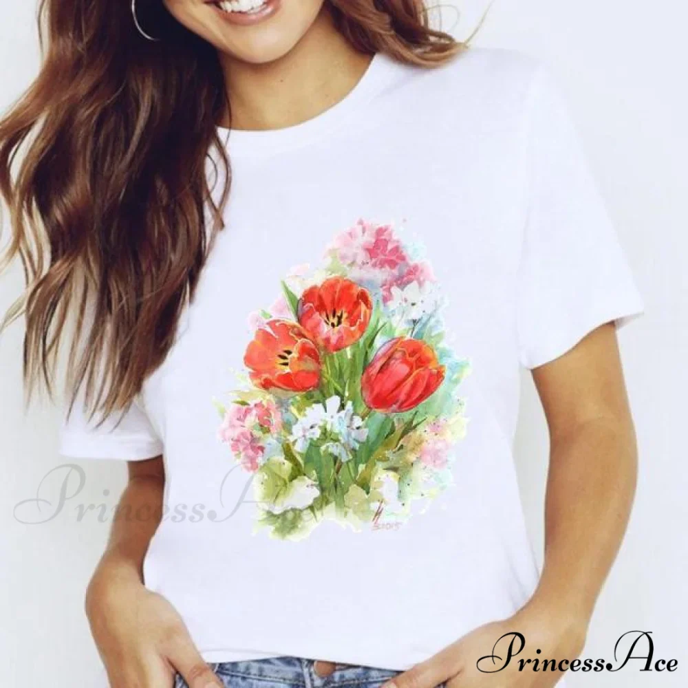 Short Sleeve Lady Clothes Tops - Image 16