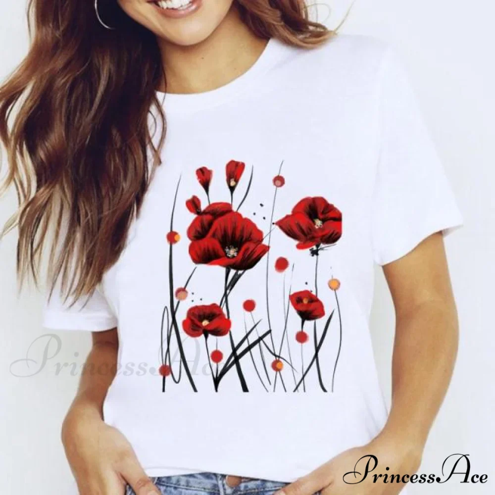 Short Sleeve Lady Clothes Tops - Image 21