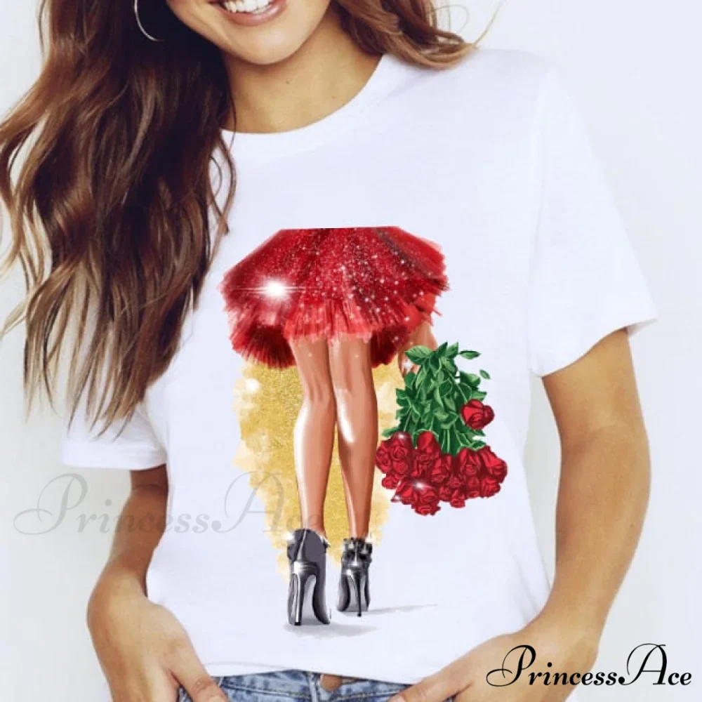 Short Sleeve Lady Clothes Tops - Image 24