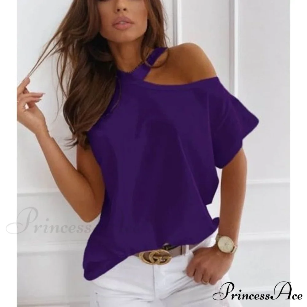 Casual Print Short Sleeve O-neck Tops - Image 12