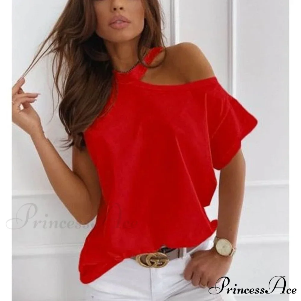 Casual Print Short Sleeve O-neck Tops - Image 14