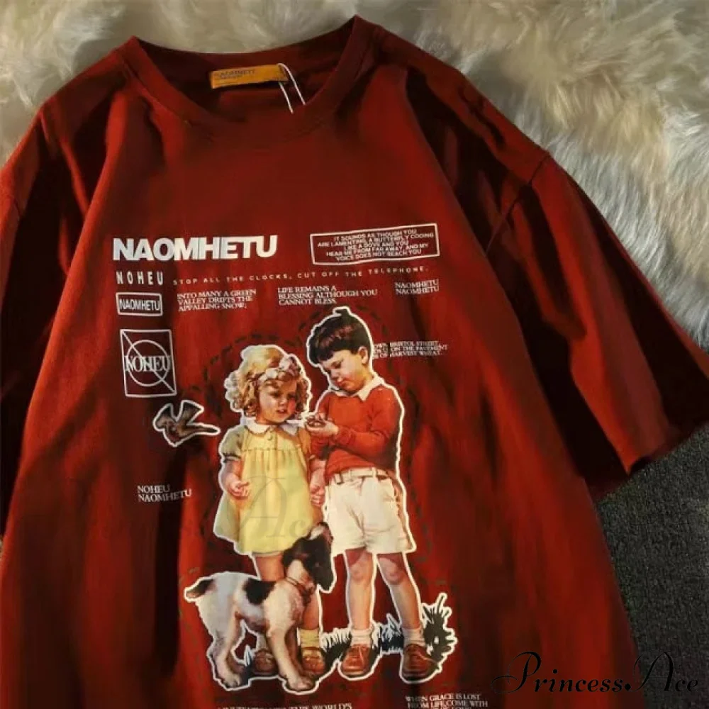 Short Sleeve O Neck Print T-Shirt - Image 11