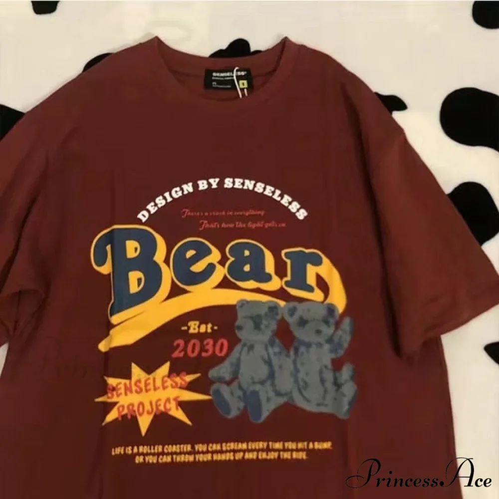 Short Sleeve O Neck Print T-Shirt - Image 26