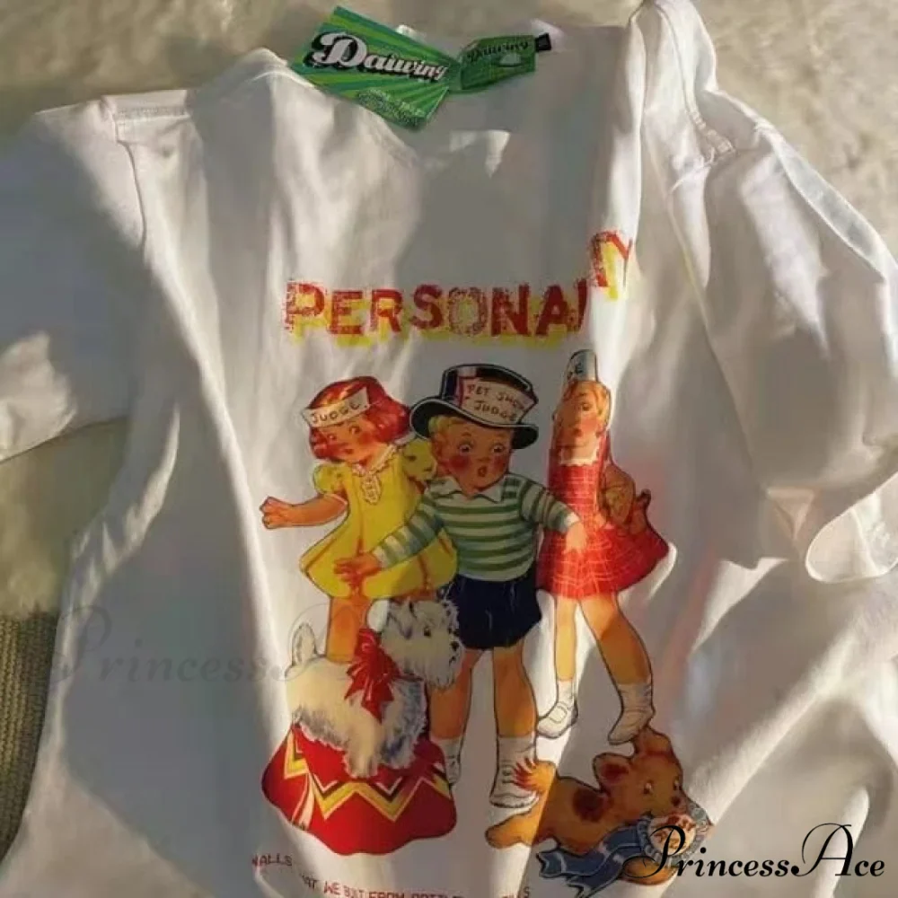 Short Sleeve O Neck Print T-Shirt - Image 29