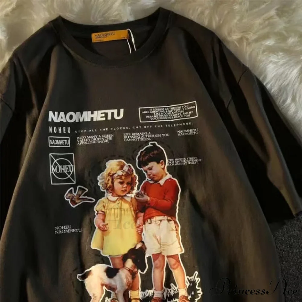 Short Sleeve O Neck Print T-Shirt - Image 30