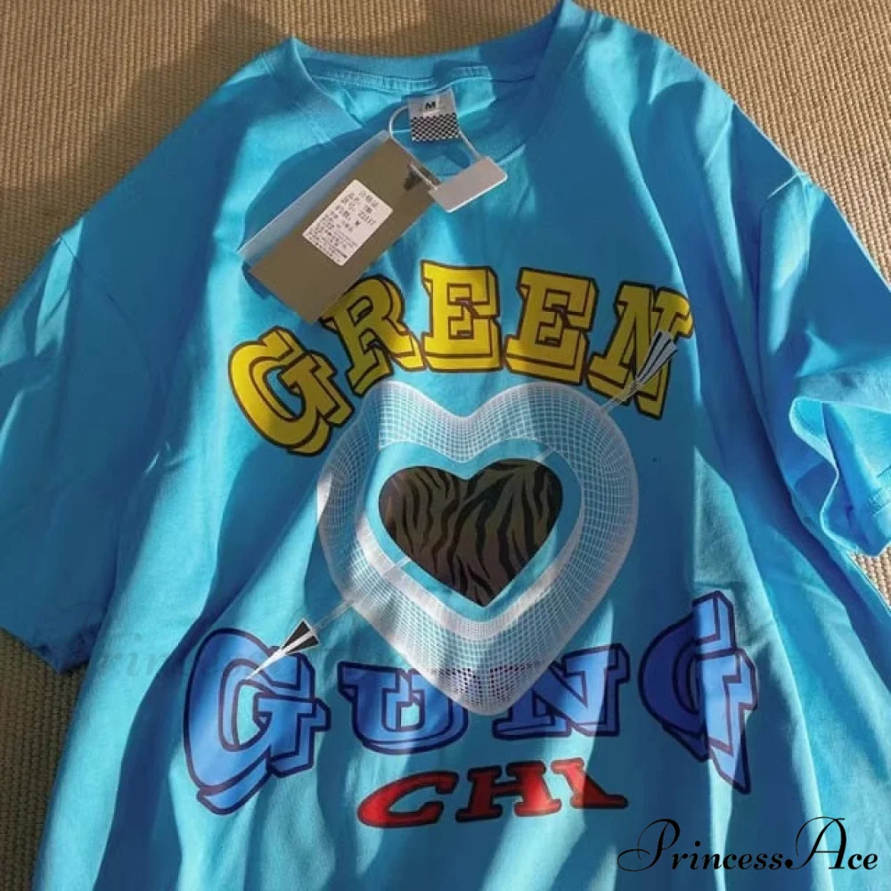 Short Sleeve O Neck Print T-Shirt - Image 32