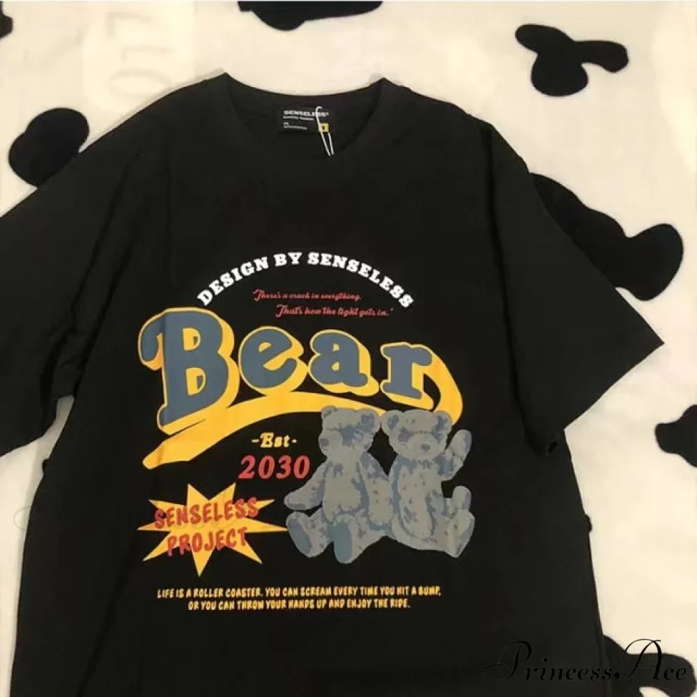 Short Sleeve O Neck Print T-Shirt - Image 5