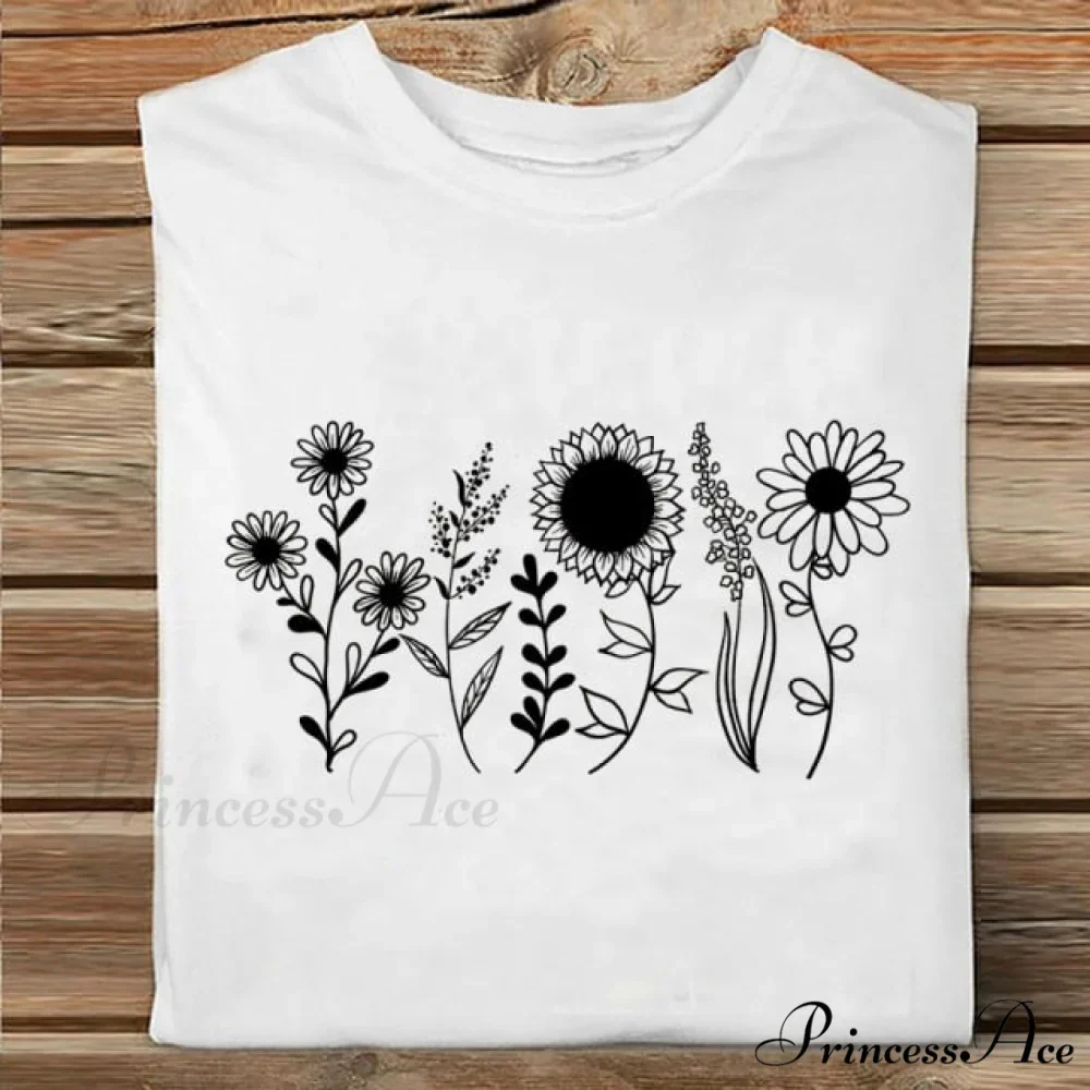 Coffee Love Cartoon Printing Clothes Tshirt - Image 11