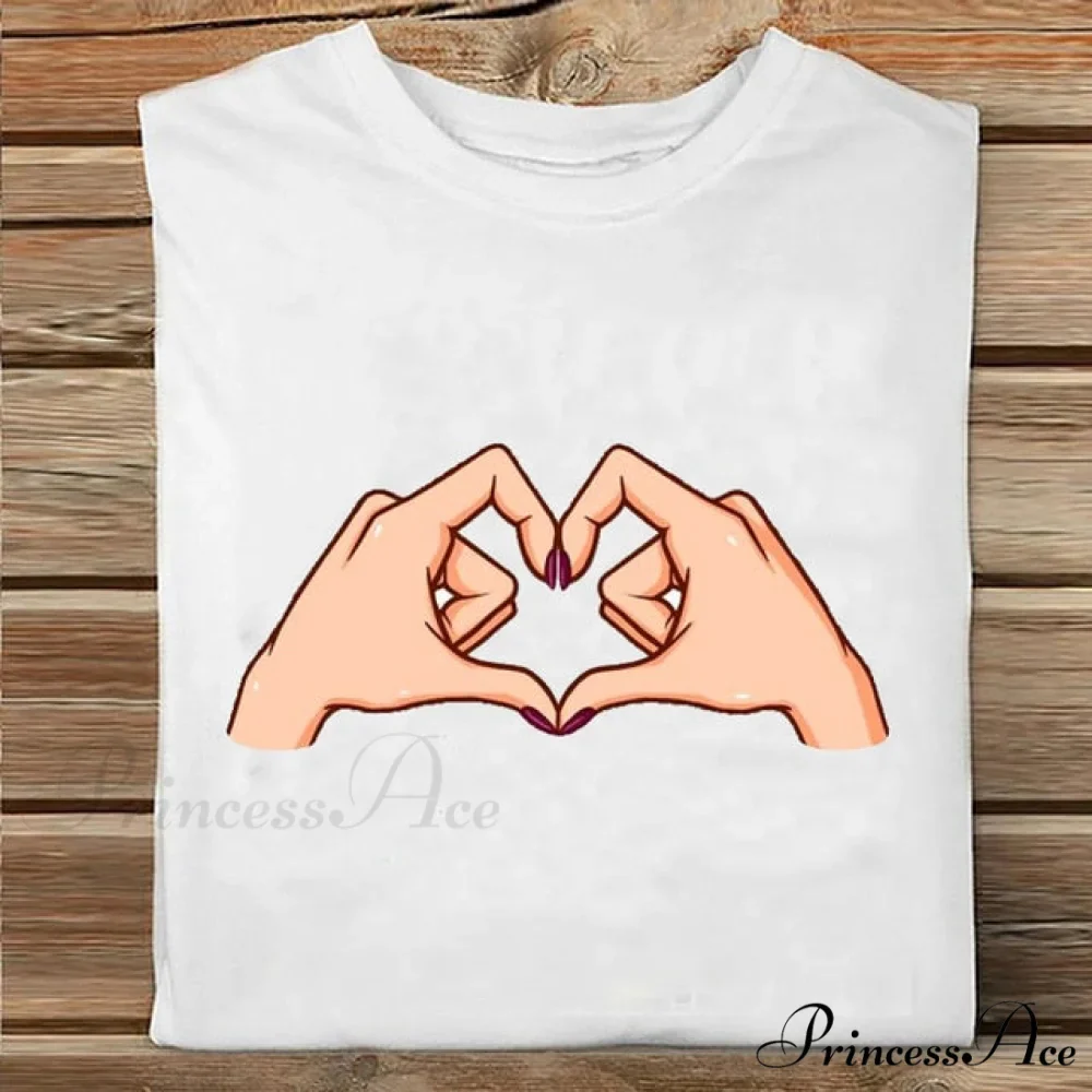 Coffee Love Cartoon Printing Clothes Tshirt - Image 14