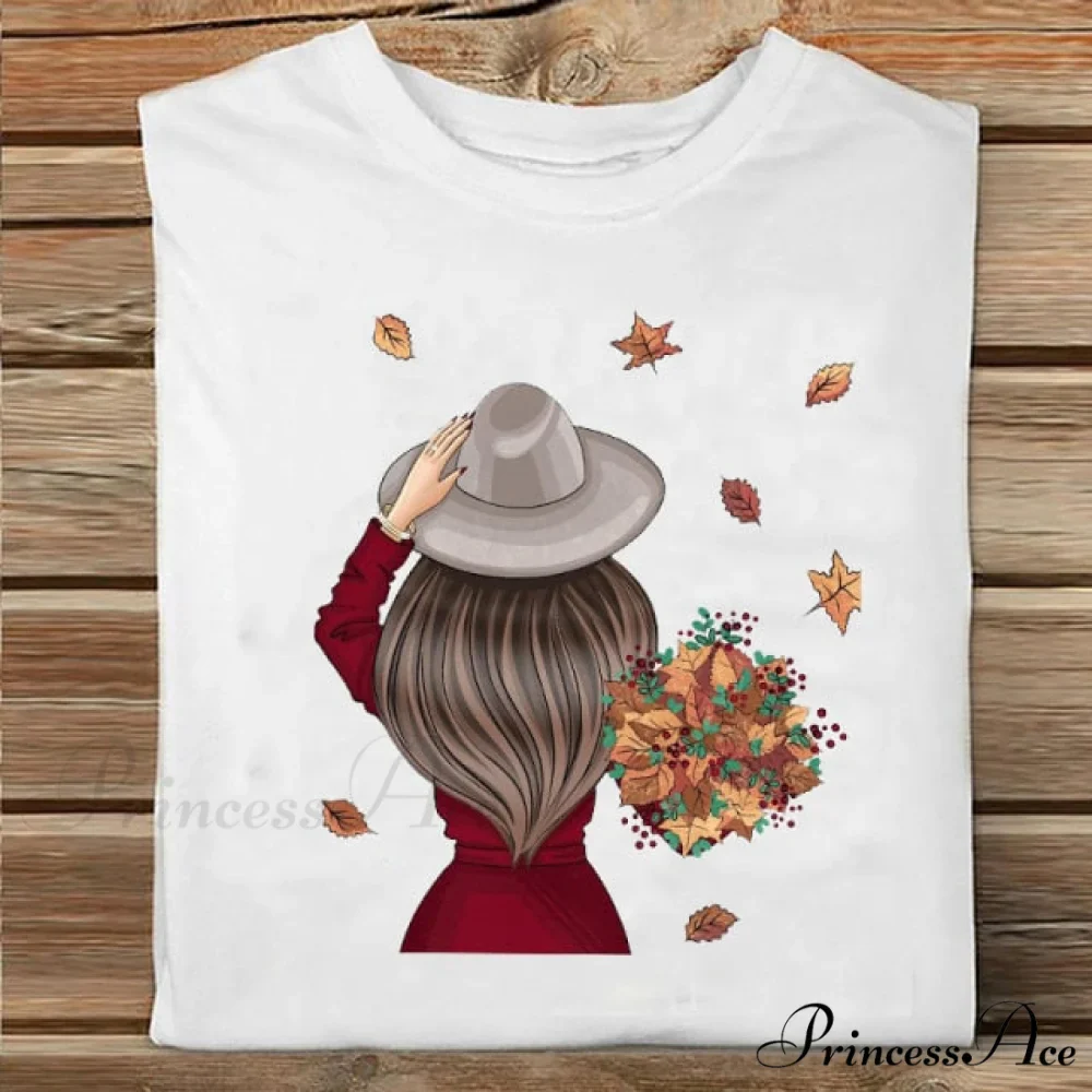 Coffee Love Cartoon Printing Clothes Tshirt - Image 19