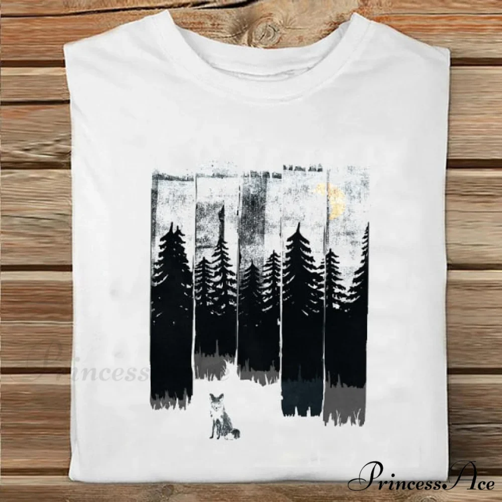 Coffee Love Cartoon Printing Clothes Tshirt - Image 24