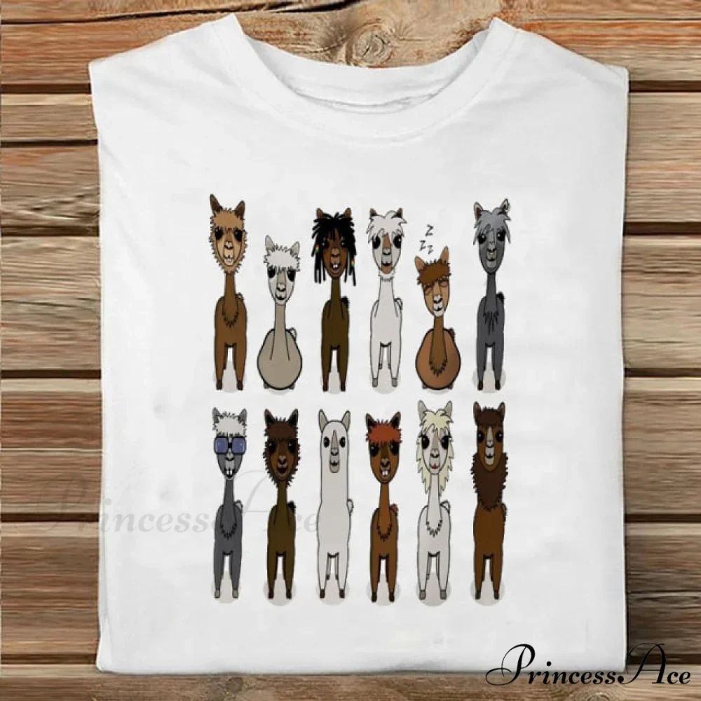 Coffee Love Cartoon Printing Clothes Tshirt - Image 25