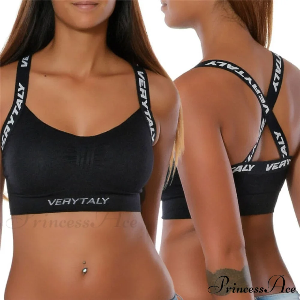 Fitness Tight Sports Letter Cropped Tank Tops - Image 3