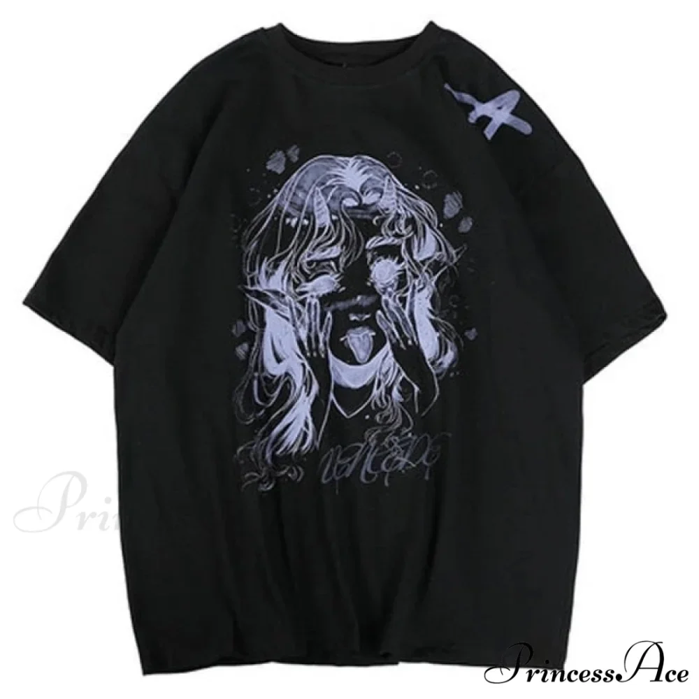 White Cartoon Female Kawaii Tops Tee - Image 17