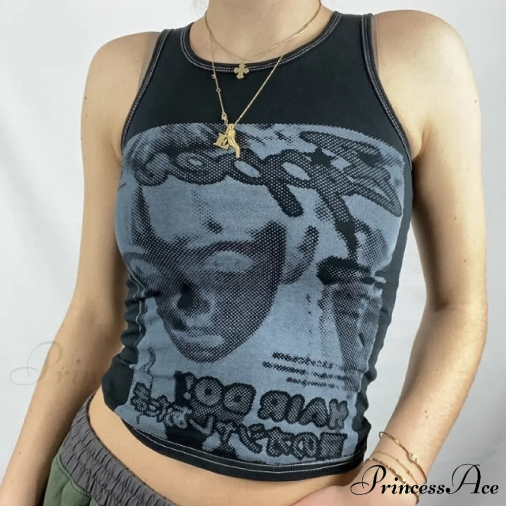 Vintage Sleeveless Tank Top - Image 2