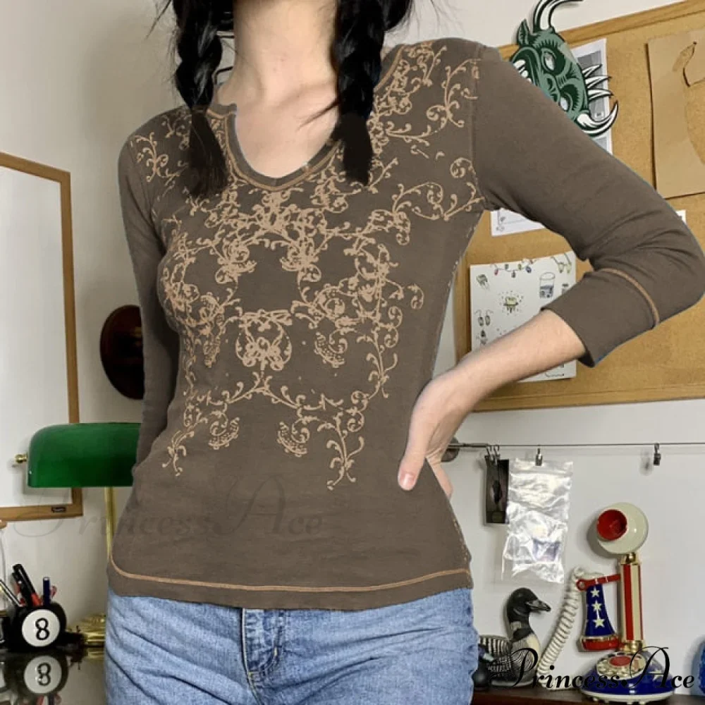 Long Sleeve Slim Fit Pullovers Tees - Image 11