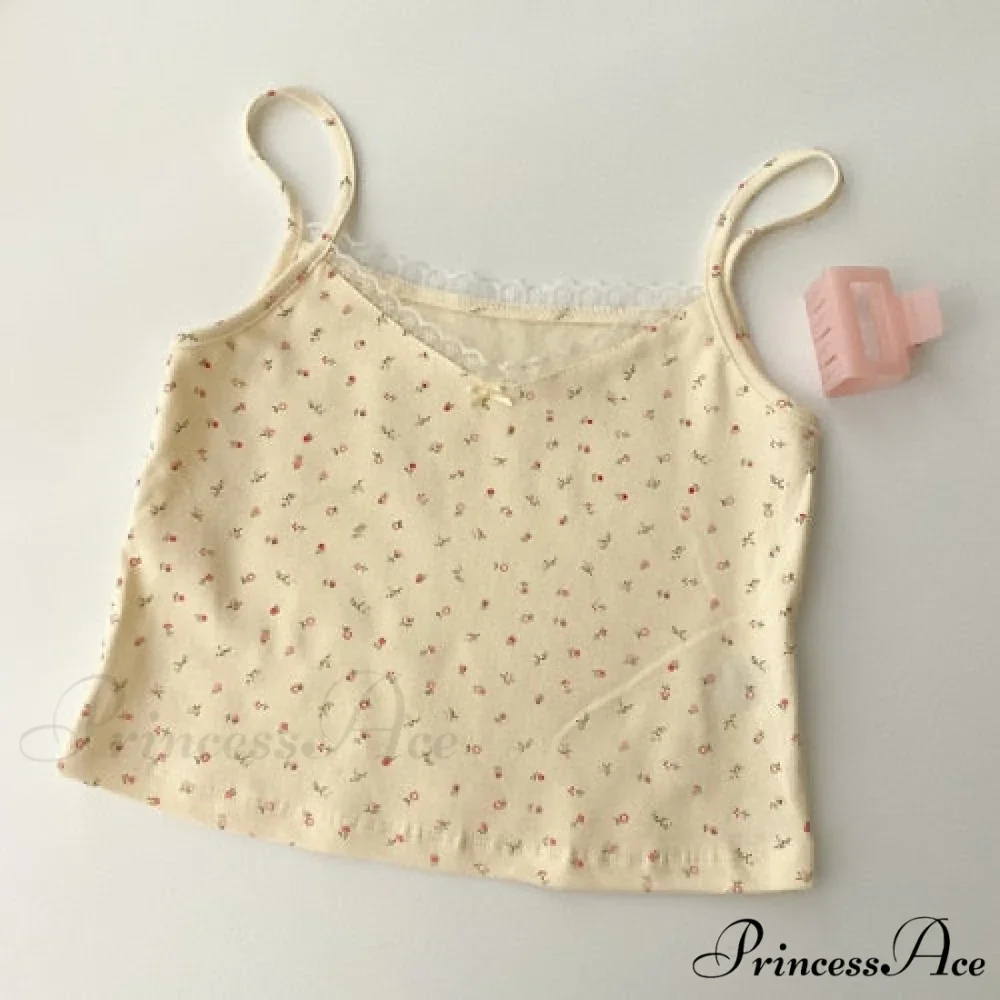 Vintage Lace Slim Cute Tops - Image 2