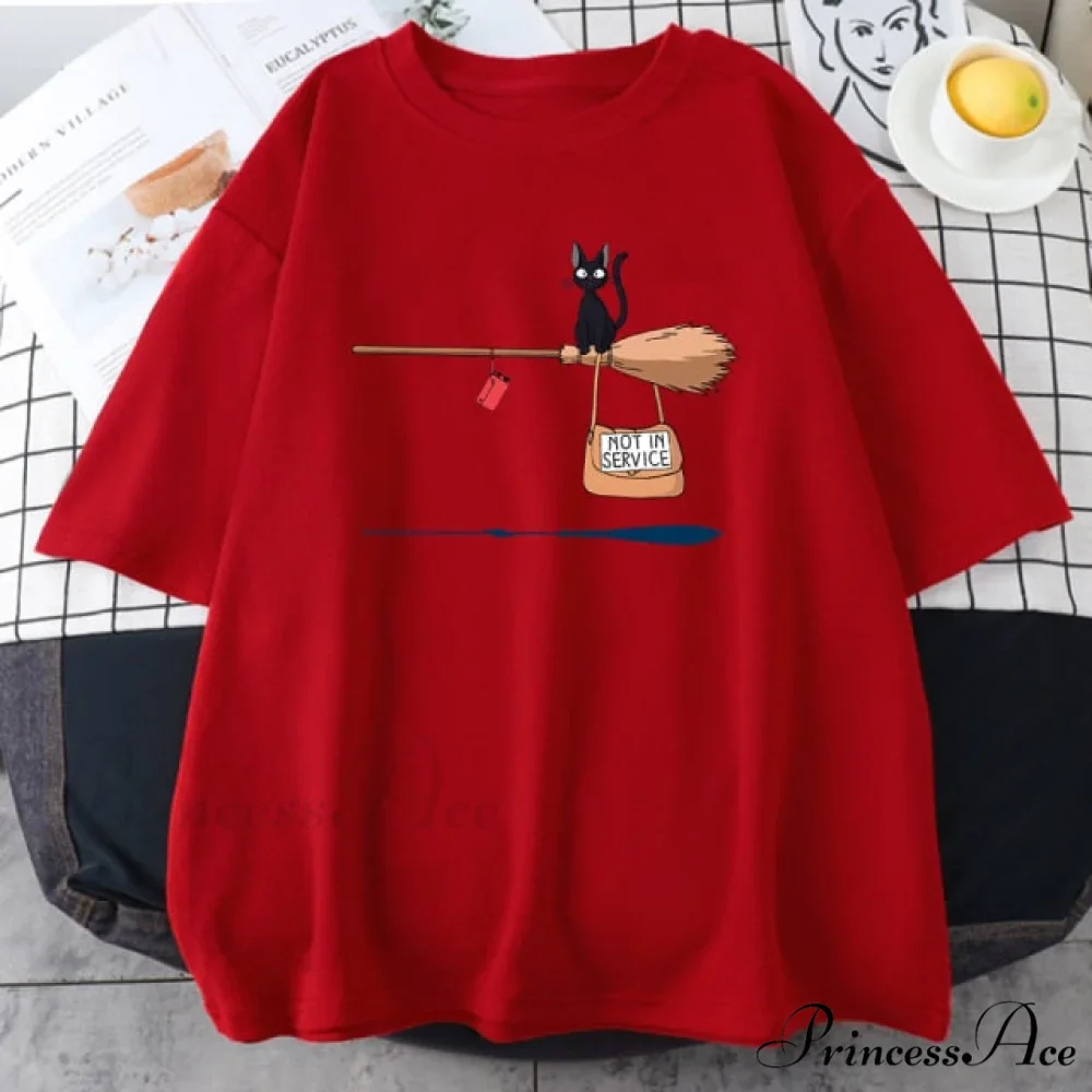 Crew Neck Vintage Loose T Shirts - Image 11