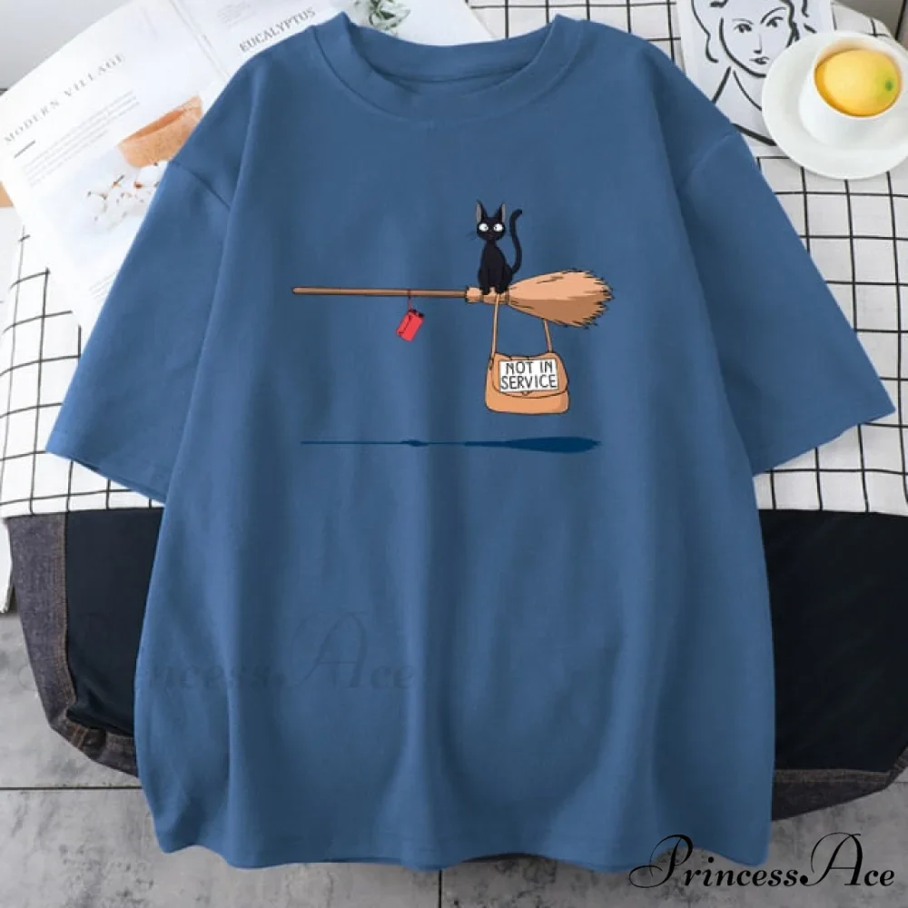 Crew Neck Vintage Loose T Shirts - Image 12