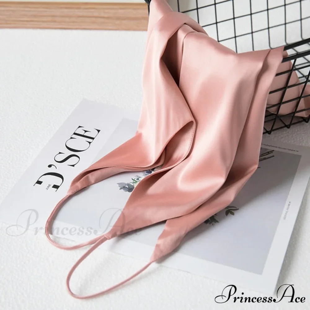 Crop Women Camis Silk Satin Tank Top - Image 7