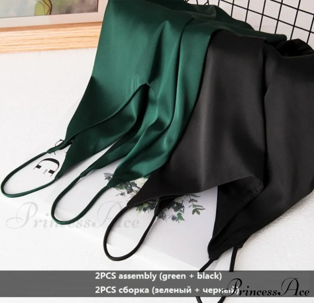 Crop Women Camis Silk Satin Tank Top - Image 9