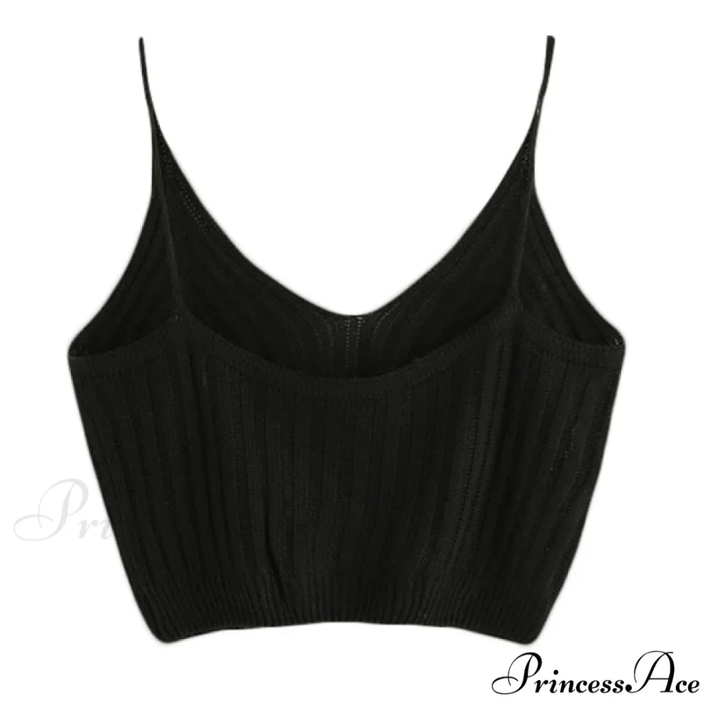 Sexy Strappy Sleeveless Racerback Crop Top - Image 2