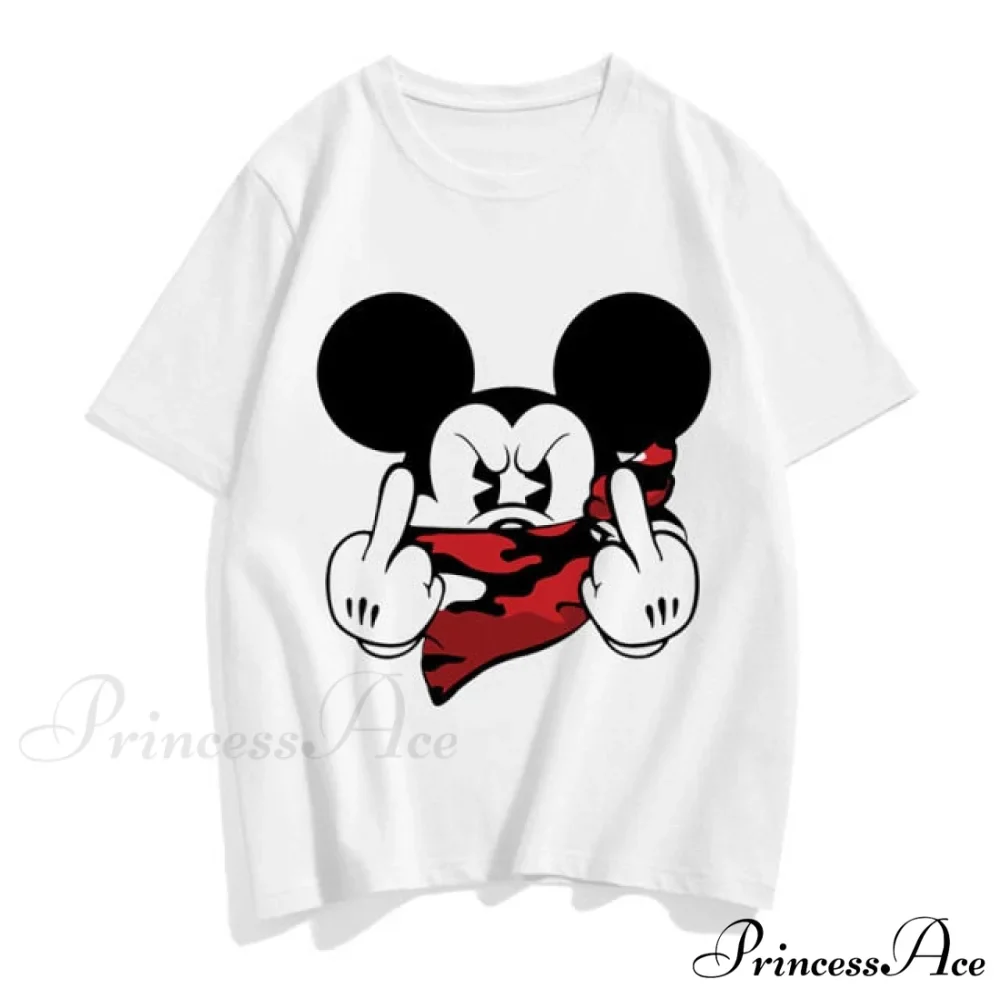 Three Mickey Mouse Print Women T shirt - Image 14