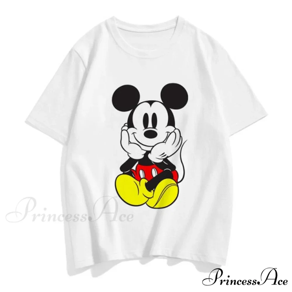 Three Mickey Mouse Print Women T shirt - Image 3