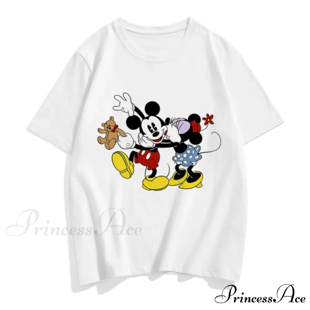 Three Mickey Mouse Print Women T shirt - Image 4